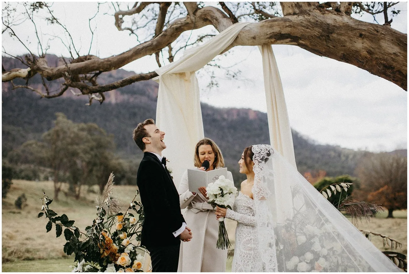 Tom & Josslyn's wedding at Emirates One&Only Wolgan Valley, Blue Mountains, NSW