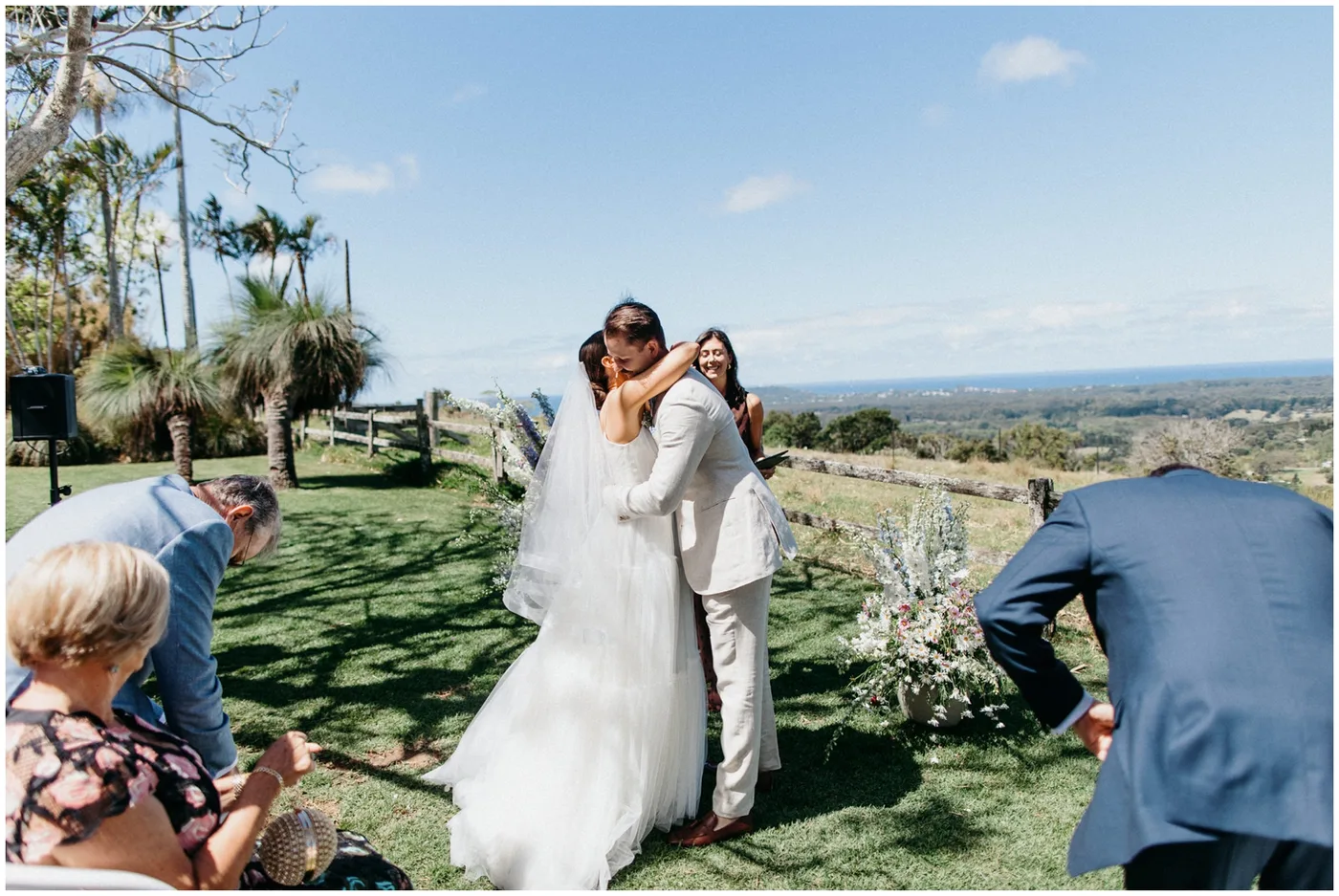 Marty & Nicola's wedding at Byron View Farm, Byron Bay, NSW